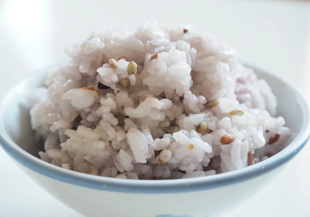 五穀米・もち麦ブレンドご飯②